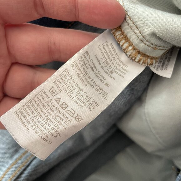 J.Crew Factory Women 31 Blue Medium Wash Denim All-Day Stretch Bootcut Jeans - Picture 10 of 11